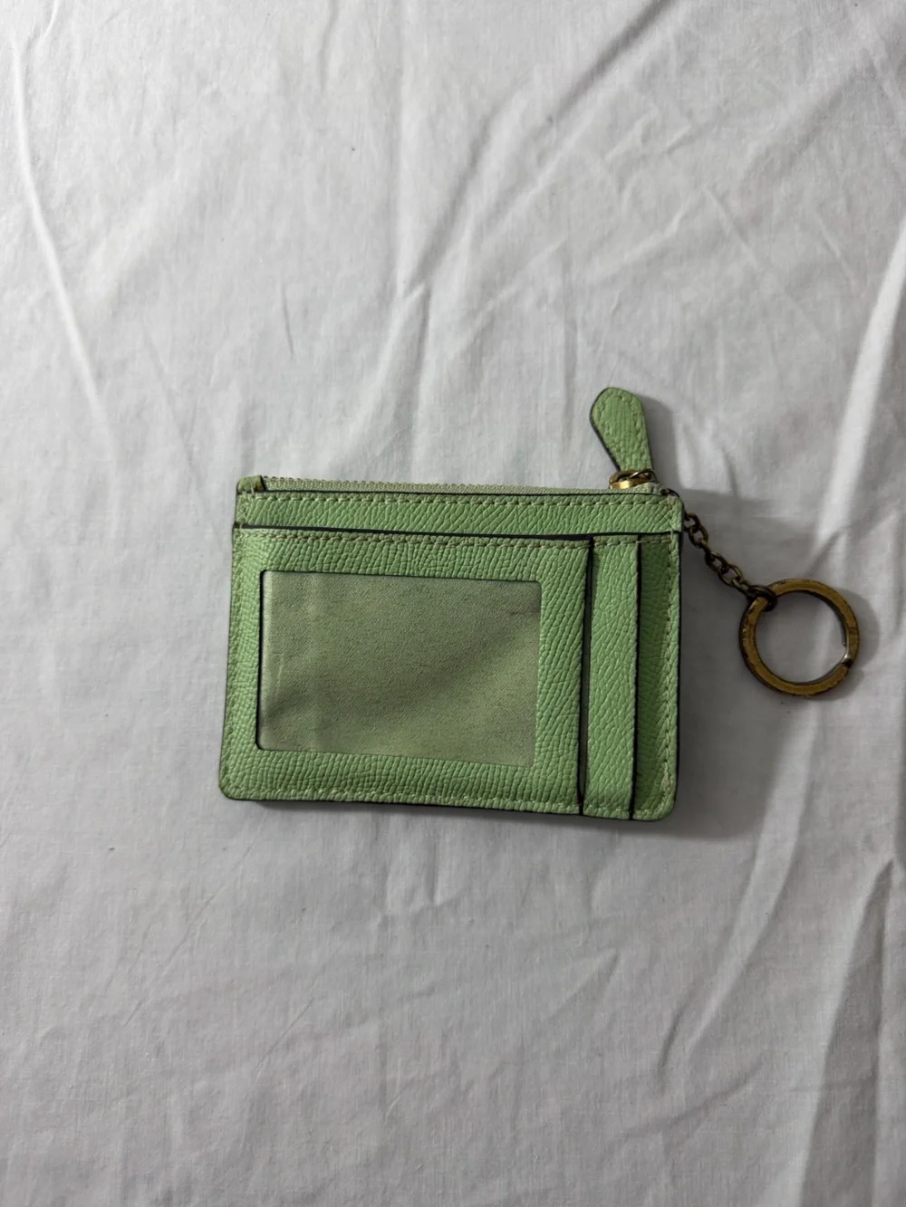 Small green card/key wallet